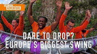 Dare to Drop  Europes Biggest Swing  Hangloose Adventure Bluewater [upl. by Schaab]