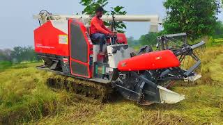 Testing an Efficient Dhaan Cutting Harvester [upl. by Cirre]