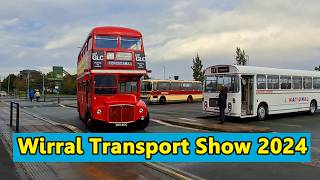 Wirral Transport Show 2024 Vintage Buses Vintage cars [upl. by Hemingway]