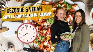 Snelle Gezonde Kapsalon In 30 Minuten  Met Michelle Langerak  Every Day Vegan [upl. by Jola683]