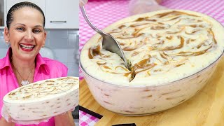 FIZ O DELICIOSO PAVÊ DE AMENDOIM DA MÃE DA SUELEN  QUADRO RECEITAS DE FAMÍLIA  Isamara Amâncio [upl. by Paviour]