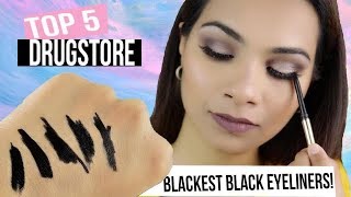 Best Drugstore Black Eyeliner For Waterline  Sensitive amp Watery Eyes 2018 [upl. by Garreth]