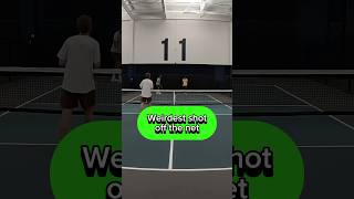 Weird shots for the win shorts pickleball [upl. by Warfourd]