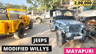 Willys Jeep  second hand willys jeep for sale  Modified Willy Jeeps  Mayapuri jeep ₹ 300000 [upl. by Montano280]