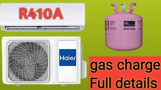 R410a gas charge in inverter ac  in urdu [upl. by Hewart]