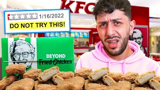 Trying KFC’s BEYOND FRIED CHICKEN Bad Idea [upl. by Yaras]