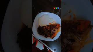 Ugali veggies and fish shotrs food easyfoodtomakeathome [upl. by Yenatirb]