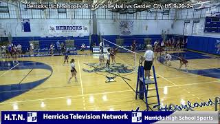 Herricks High Schools Girls V Volleyball vs Garden City HS 92124 [upl. by Leinadnhoj100]