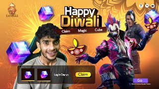 HAPPY DIWALI CLAIM MAGIC CUBE 🪔 Garena Free Fire [upl. by Rocco]