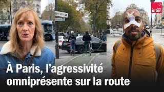 A Paris lagressivité est omniprésente sur la route [upl. by Okihsoy]