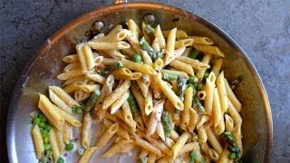 Best Asparagus and Pea Pasta  SAM THE COOKING GUY recipe [upl. by Asoramla49]