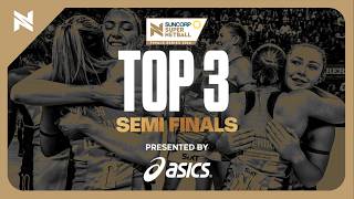 Top 3 Plays of the Semi Finals  Suncorp Super Netball 2024 [upl. by Aneger]