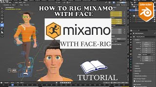 Blender  Rigging Mixamo Characters with Seamless Face Integration Tutorial [upl. by Ygiaf]