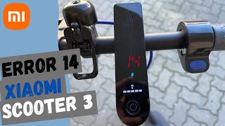 Error 14 Throttle  Xiaomi Scooter 3 🛴🔧 [upl. by Mij40]