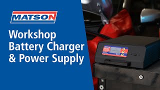 Matson Workshop Battery Charger amp Power Supply  AE12000E [upl. by Akeyla420]