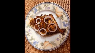 Pomfret Tawa Fry  Recipe in Bengali  English subtitles [upl. by Beacham]