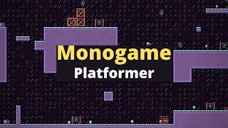 Making a platformer in monogame part 7  Camera and Game Manager [upl. by Elpmid940]