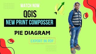 Qgis New Print Composer With Bar Diagram। Layout Preparation In Qgis and Export In PDF [upl. by Gnirol8]