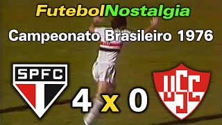 São Paulo 4 x 0 Uberaba  18091976  Campeonato Brasileiro [upl. by Siuqaj]