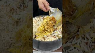 Chicken Biryani ASMR Cooking  shorts food cooking asmr streetfood biryani indianasmrworld [upl. by Yert]