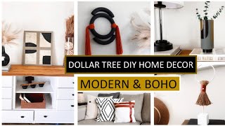 1 DIY DOLLAR TREE HOME DECOR 2022 MODERN amp BOHO STYLE HACKS YOU MUST SEE [upl. by Andersen]