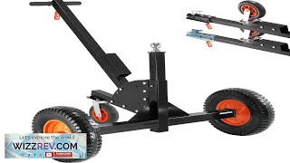 VEVOR Adjustable Trailer Dolly 1500lbs Tongue Weight Capacity 2 in 1 Trailer Review [upl. by Glinys]