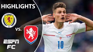 Goal of the TOURNAMENT Patrik Schick scores 50yarder vs Scotland  Highlights  ESPN FC [upl. by Magdaia906]