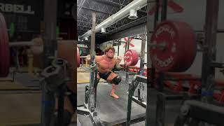 800lb Squat Fail No Spotters  Shane Hunt [upl. by Nosila722]