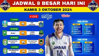 Jadwal Kapolri Cup Live Hari Ini  Jawa Barat vs Riau  Jadwal Babak 8 Besar Kapolri Cup 2024 [upl. by Casey]