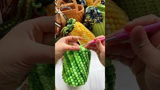 Popcorn Crochet Bag ポップコーンかぎ針編みバッグ 팝콘 크로 셰 뜨개질 가방 Patlamış Mısır Tığ İşi Çanta crochet かぎ針編み [upl. by Rheingold221]