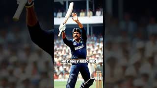 Kapil Dev’s 175 A Cricketing Masterpiece shorts KapilDev WorldCup1983 CricketODI Inspiration [upl. by Jarrow]