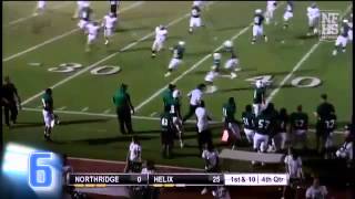 Top 10 High School Football Plays  Week 2 [upl. by Artnoed784]