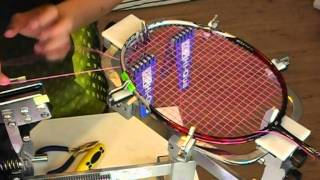 Badminton Stringing Thai 66 [upl. by Naujed662]