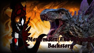 Dino react to mortem rex backstory [upl. by Nnylyam168]