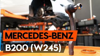 Come sostituire testine sterzo MERCEDESBENZ B200 W245 VIDEO TUTORIAL DI AUTODOC [upl. by Anilemrac]