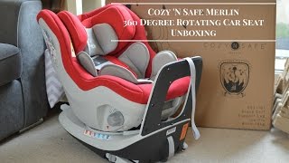 Cozy N Safe Merlin 360 Degree Rotating Car Seat Unboxing [upl. by Hiller889]