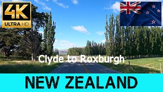 Clyde to Roxburgh Central Otago 🇳🇿New Zealand 4K 60p [upl. by Vachell]