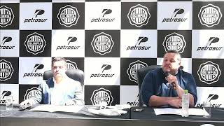 CONFERENCIA DE PRENSA  Alianza comercial entre el Club Olimpia y Petrosur [upl. by Feld]