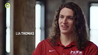 Penn swimmer Lia Thomas opens up about being the 1st transgender DI athlete to win an NCAA title [upl. by Anitnahs]