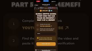 Global crypto access memefi code  memefi video code global crypto access [upl. by Nielsen]