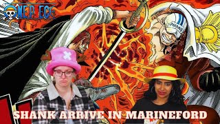 The Normies React To Shanks Stop Marineford War [upl. by Llertnor]