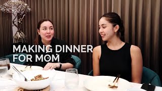 JustJuliaCooks Making Dinner for Mom  Julia Barretto [upl. by Sirrom17]