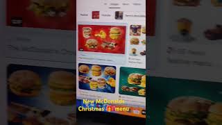 Review the new McDonalds Christmas menu [upl. by Matlick]