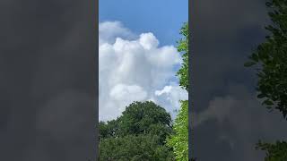 Cumulonimbus clouds forming over Point Venture TX laketravis [upl. by Yenettirb128]