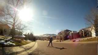 Longboarding How To Stand Up Slides  180 Slides GoPro HD [upl. by Eillime]