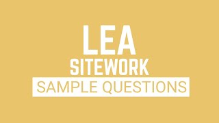 🏆 Architecture Licensure Examination ALE 📐  Building Tech Sitework Questions [upl. by Jake]