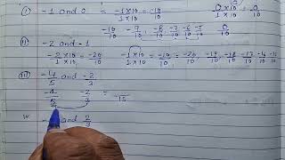 Class 7  Exercise 91  Q 1  List five rational numbers between [upl. by Odnala]