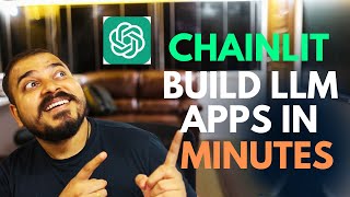 Build Python LLM apps in minutes Using Chainlit ⚡️ [upl. by Hujsak]