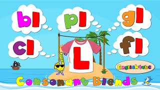 Consonant Blends  The Letter L  Phonics Mind Map [upl. by Airotkiv]