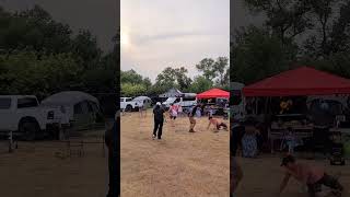 Tug Of War ROPE Games  Dunnet Regional Park Avonlea Saskatchewan Canada Aug32024 [upl. by Imelida492]